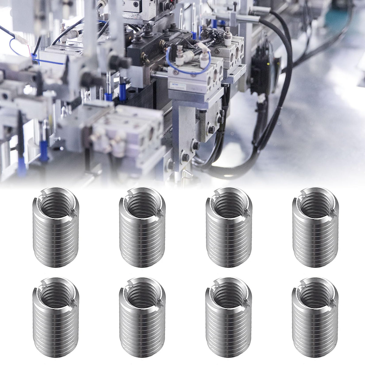 20 Pcs Thread Reducing Nuts M8 to M6 Screw Sleeve Adapter Kit