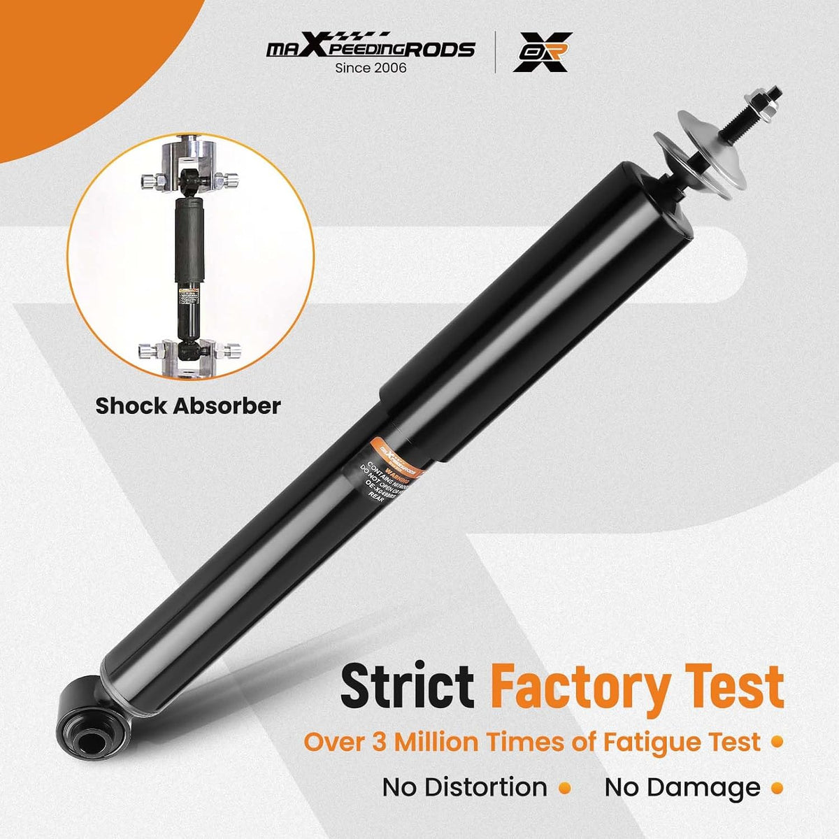 maXpeedingrods 2Pcs Rear Shock for Chevy Malibu 2004-2012