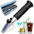 Alcohol Refractometer for Spirit Alcohol Volume Percent Measurement with Automatic Temperature Compensation (ATC)