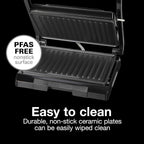 Panini Press Sandwich Maker Grill & Electric Indoor Grill