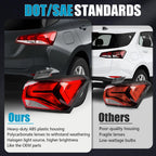 Outer Tail Light Assembly for Chevy Equinox 22-24 Halogen Right