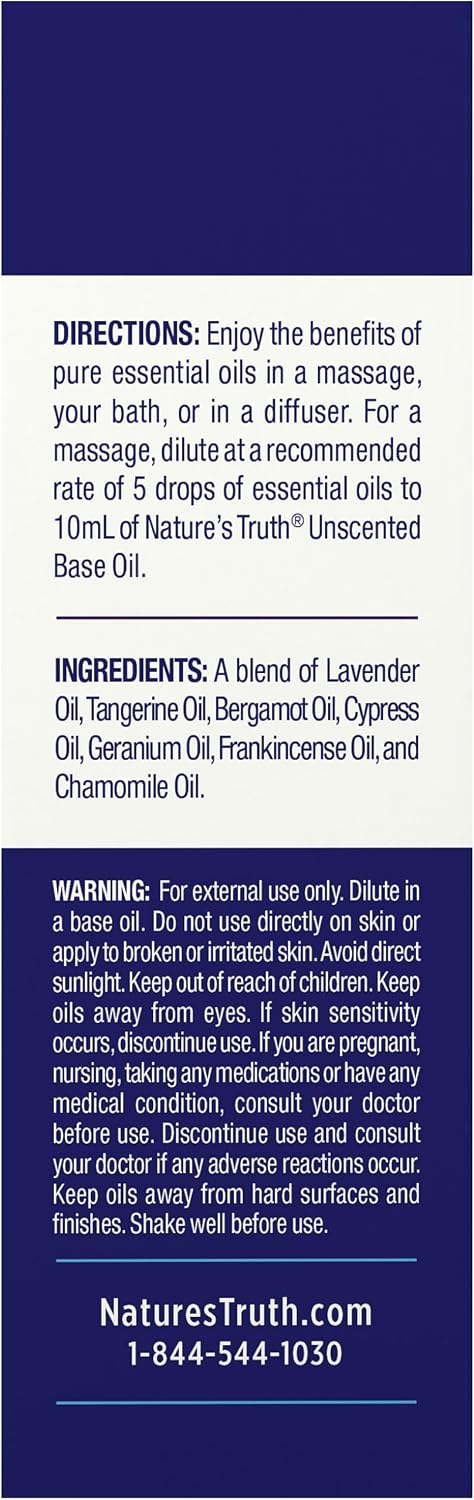 Good Nite Pure Essential Oil | 15 mL | Aromatherapy | Botanical Blend | Plant Based, Non-GMO & Gluten Free |