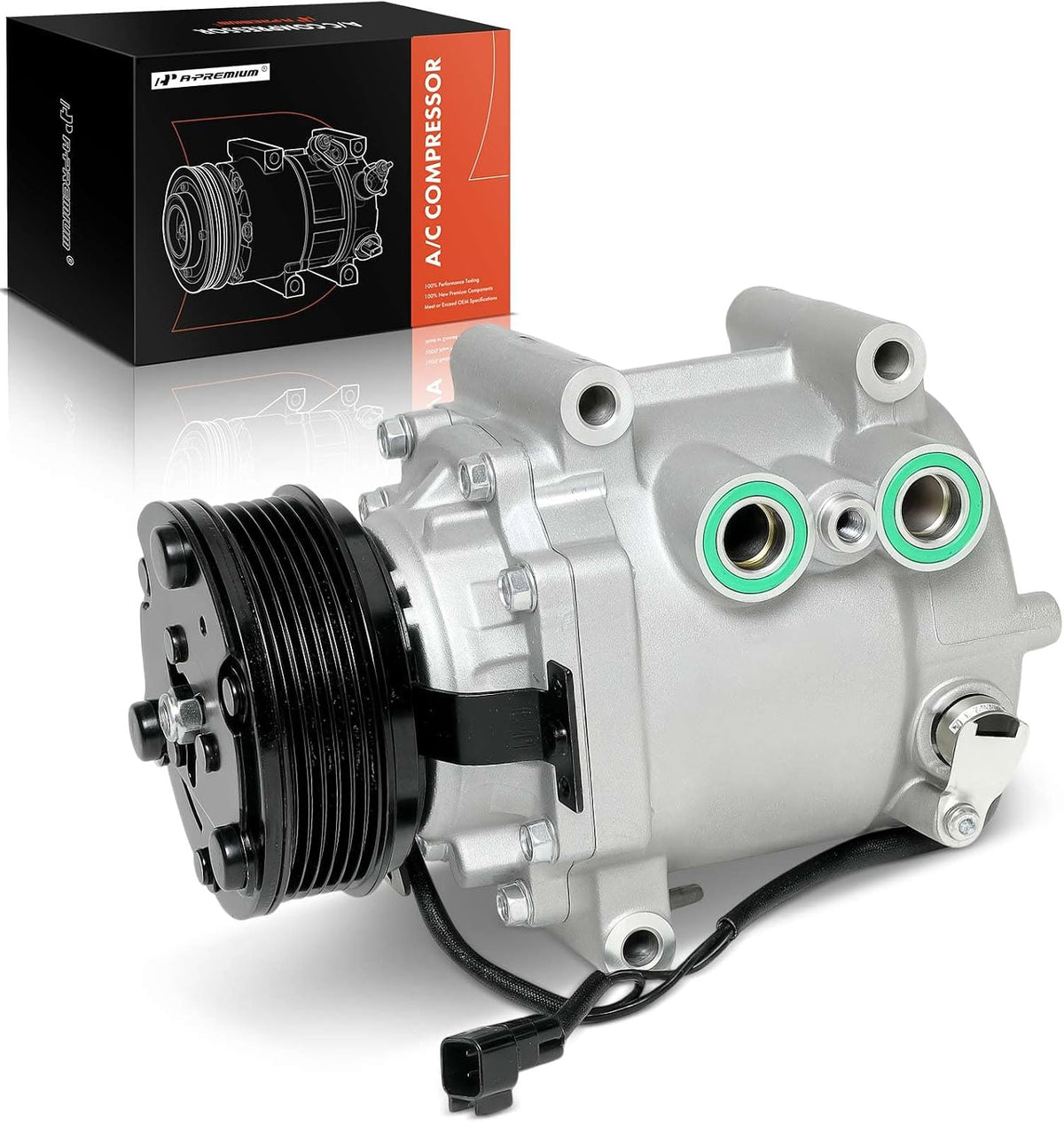 A-Premium Air Conditioner AC Compressor with Clutch Compatible with Saturn