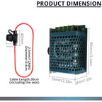 MAKERELE 7-70V 30A PWM DC Motor Speed Controller, 1PC, Adjustable 12V-48V