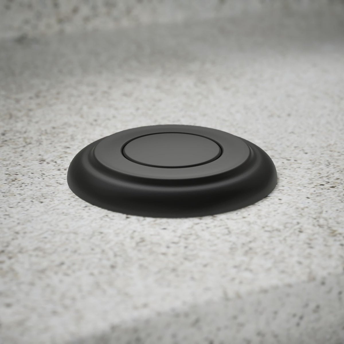 KOHLER 35725-BL K-35725-BL Garbage Disposal Air Switch Button, Matte Black