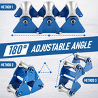 Chumia Cable Pulling Sheave, 3-in-1 Cable Feeding Sheave Wire Pulling Tools