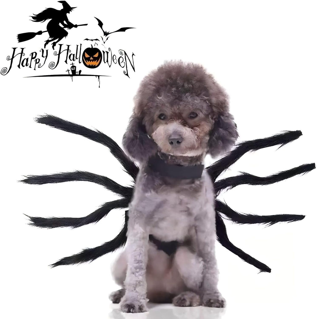 Spider Pet Costume Adjustable Halloween Cat Small Dog Cosplay