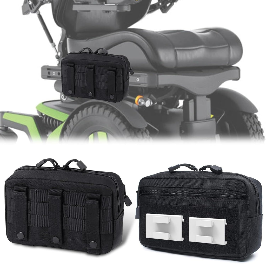 Wheel Chair Side Bag for Permobil Power, Removable Storage Bag for Permobil Wheelchair accessories, compatible with