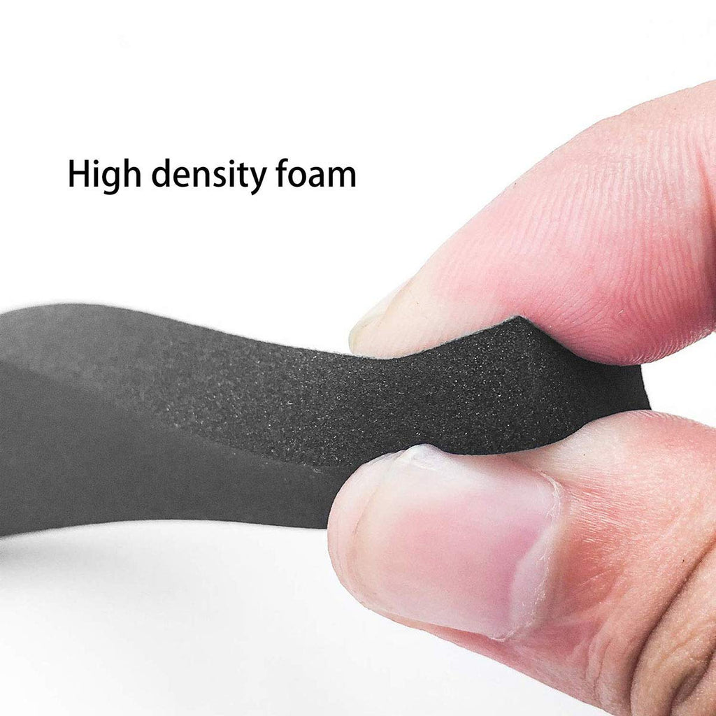 High Density Foam Tape Weather Stripping, 1/2" W x 1/2" T x 6.5Ft L, 2 Roll