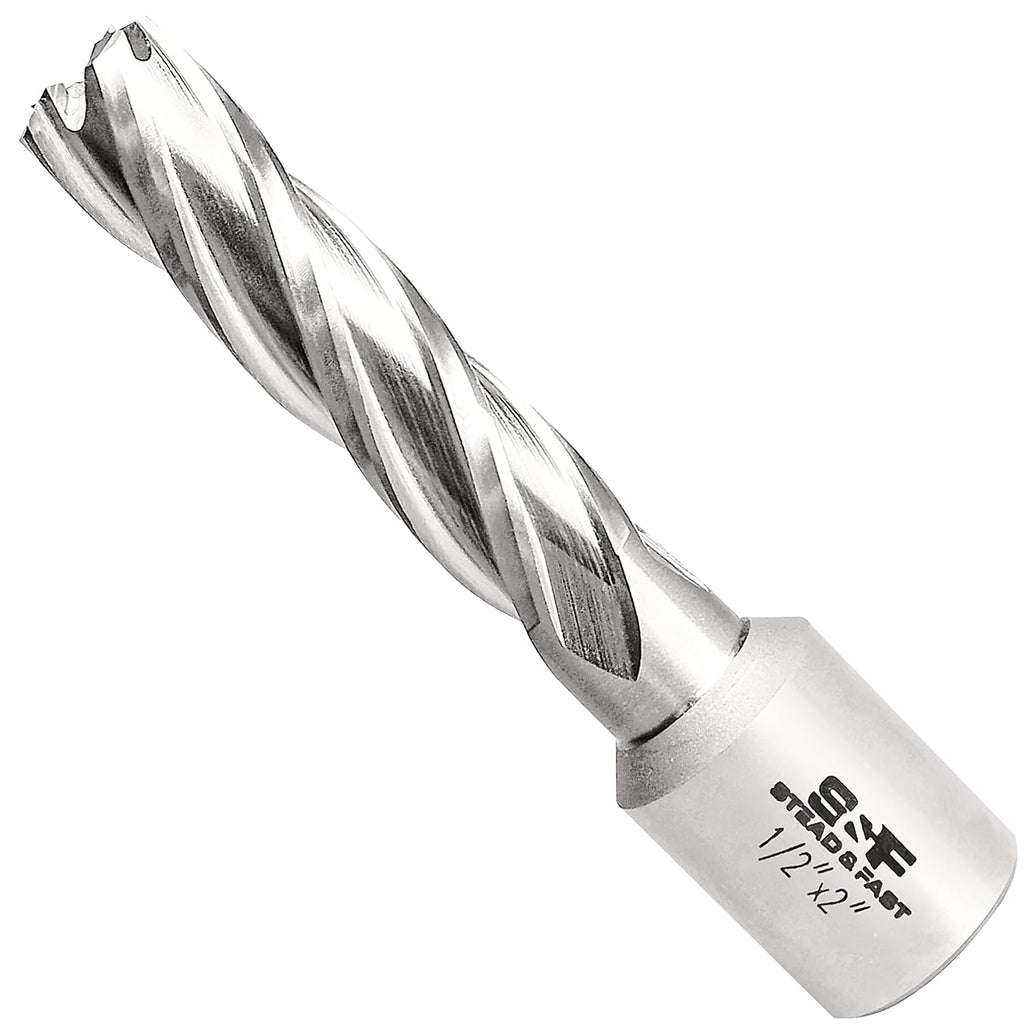 S&F STEAD & FAST Annular Cutter with Pilot Pin 1/2" x 2" DOC, Mag Drill Bit