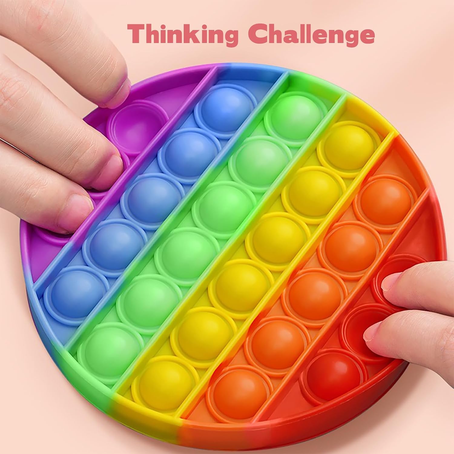 Random 4 Pcs Fidget Toys,Pop Fidget Sensory Toys Set,Stress Relief Gifts for Kids & Adults,Pop Bulk & Party Favors