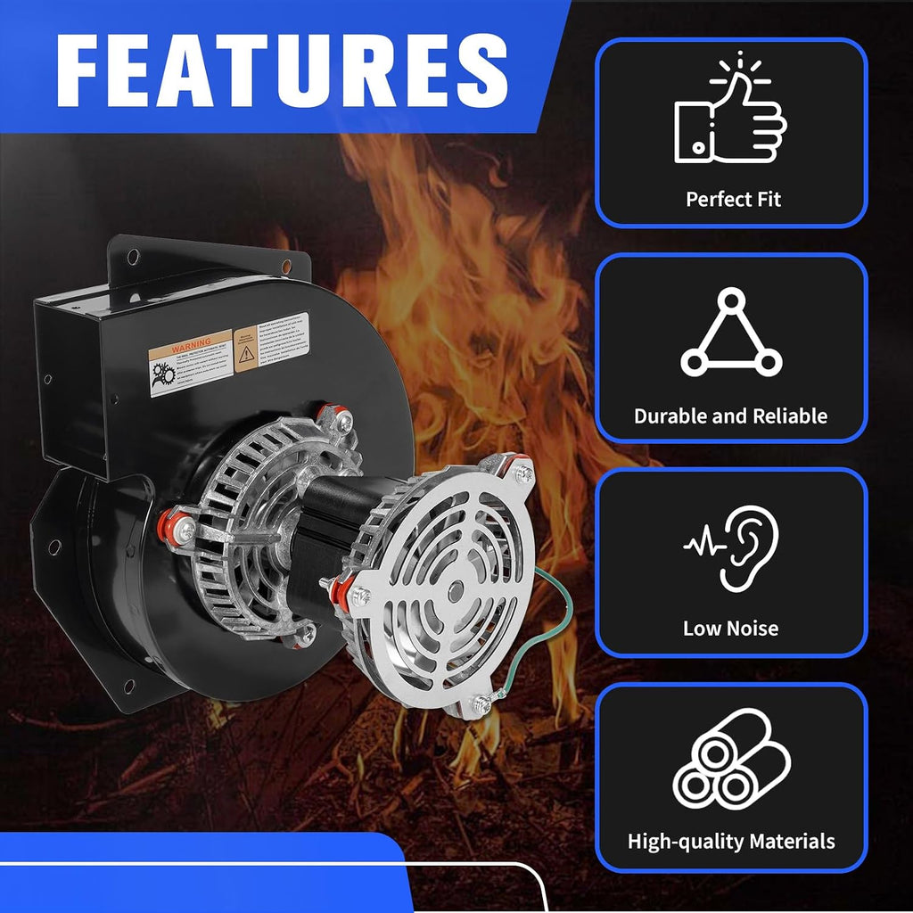 A143/J238-138-1344 Furnace Draft Inducer Blower Exhaust Vent Venter Motor Compatible with Trane 7021-8013, American Standard, Jakel, Rotom FB-RFB337, Fasco 70218924 115V 1/30HP 3000RPM