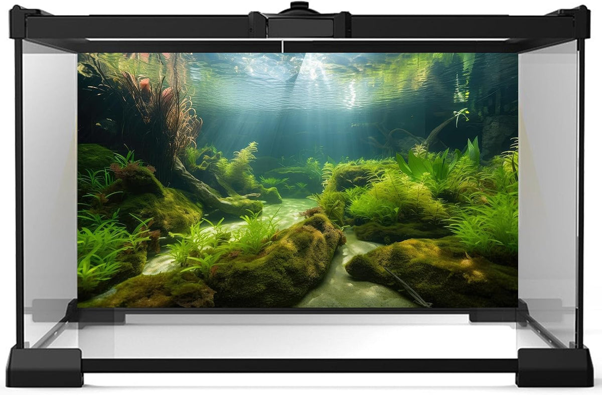Ocean Floor Fish Tank Background Underwater Stone Aquarium Background Under Water Background Cave Sunlight Fish Tank