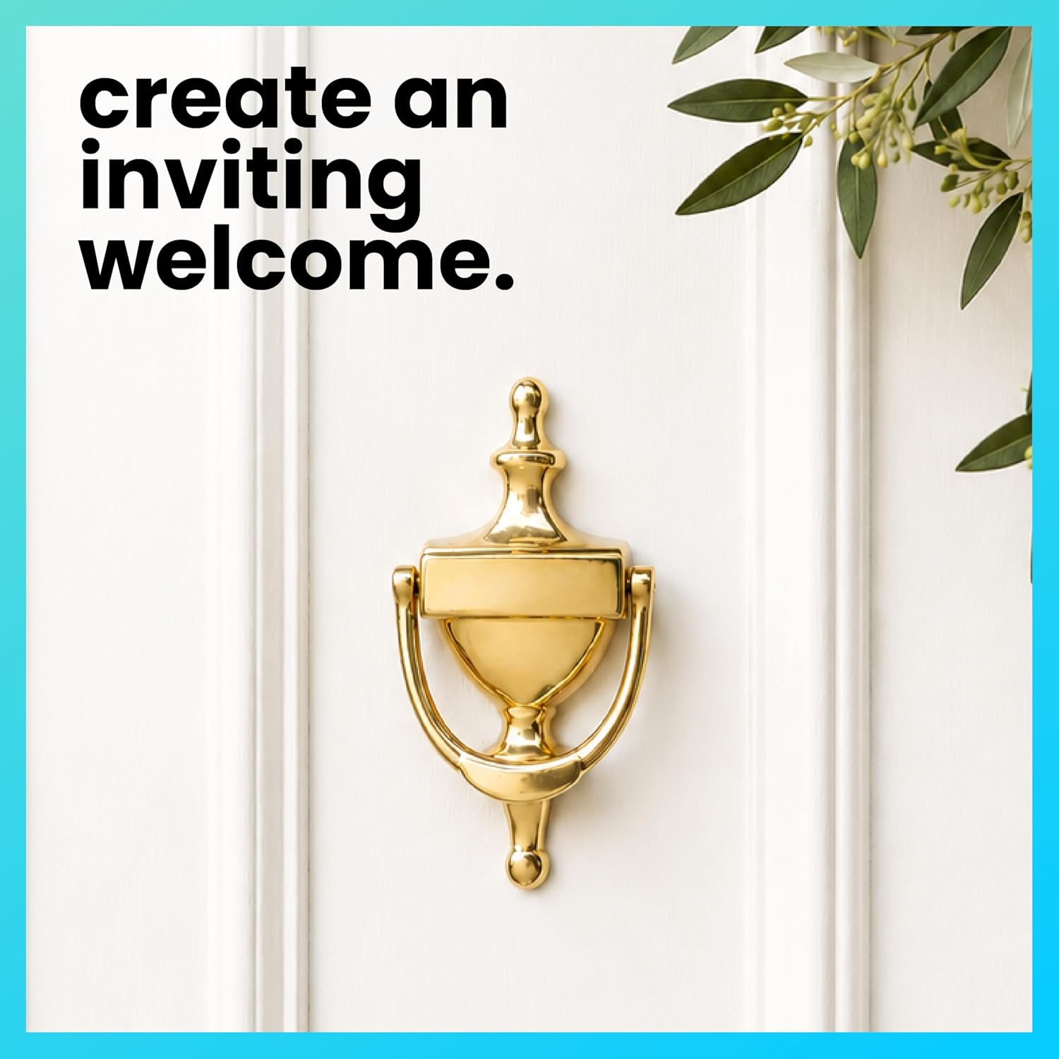 Door Knocker - Solid Brass Construction (Stock)