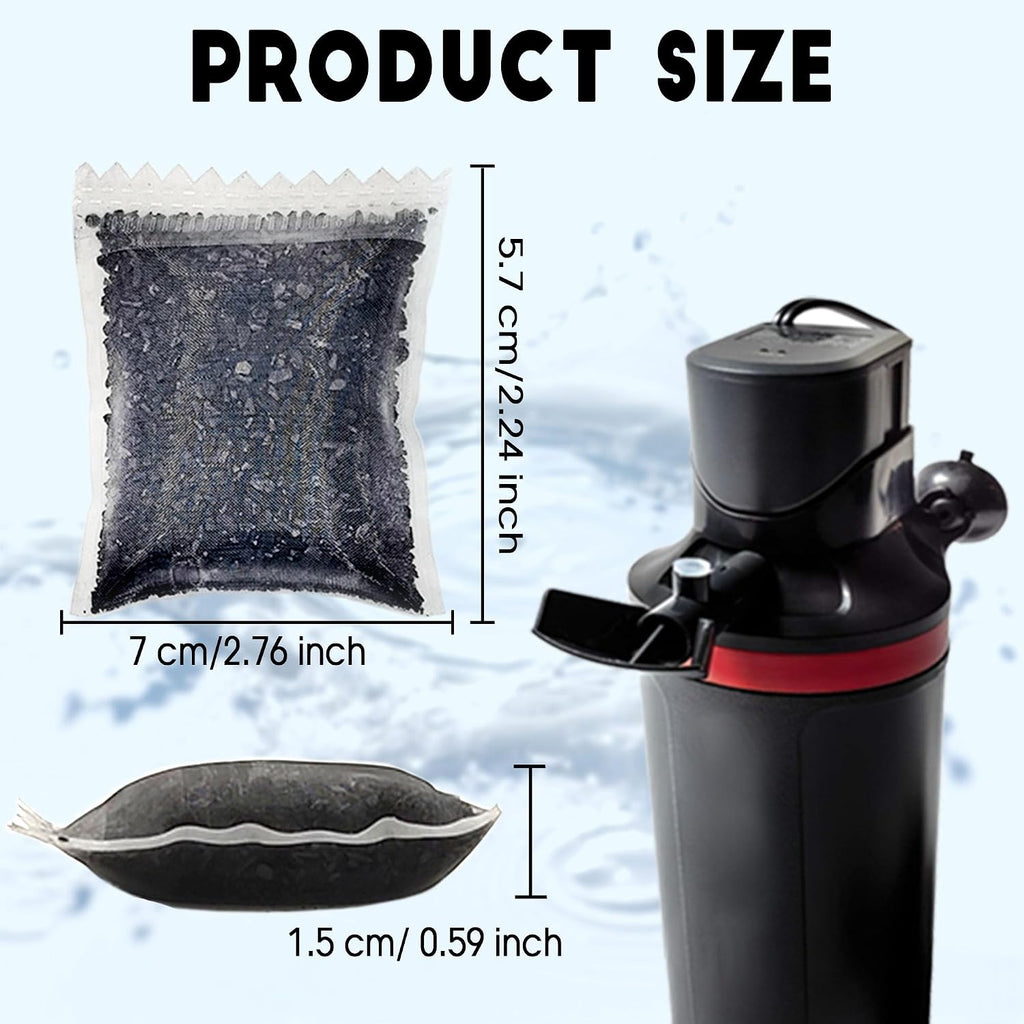 6PCS Activated Carbon Filter Media for Marineland Canister Filter