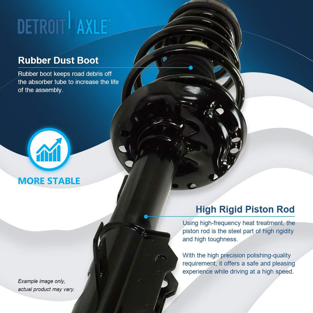 Detroit Axle - 2pc Front Struts for 2011-2012 Volt Cruze 2012 Verano