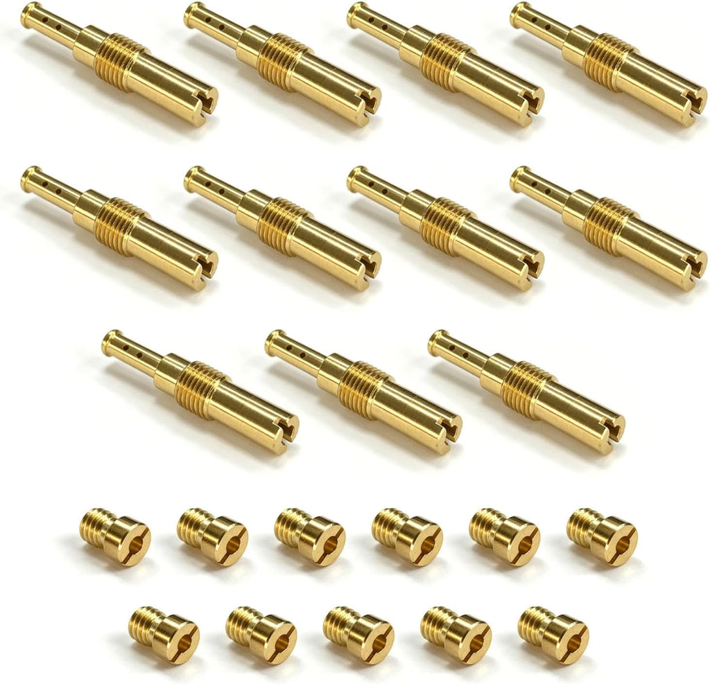 22PCS Carburetor Jet Kit for Nibbi PWK, Include 11 Main & 11 Slow Jets