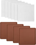 4 Silicone Dehydrator Mats & 6 Mesh Dehydrator Sheets | Reusable Non-stick Tray Liner with Edge, Compatible with