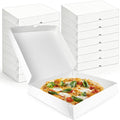 15 PCS White Pizza Boxes 12x12x1.9 Inch Bakery Packaging Box