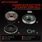 A-Premium Air Conditioner AC Compressor Clutch Kit