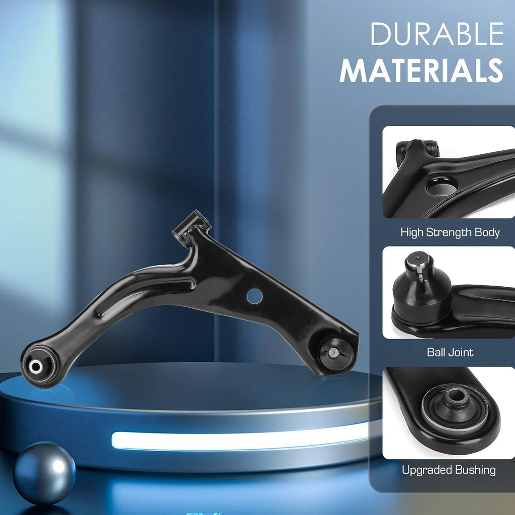 Front Lower Driver Passenger Side Control Arms Fit for Ford Escape 2004-2014, Fit for Mazda Tribute 2005-2006 & 2008-2011, Fit for Mercury Milan 2005-2011- 2pc Set with Ball Joints