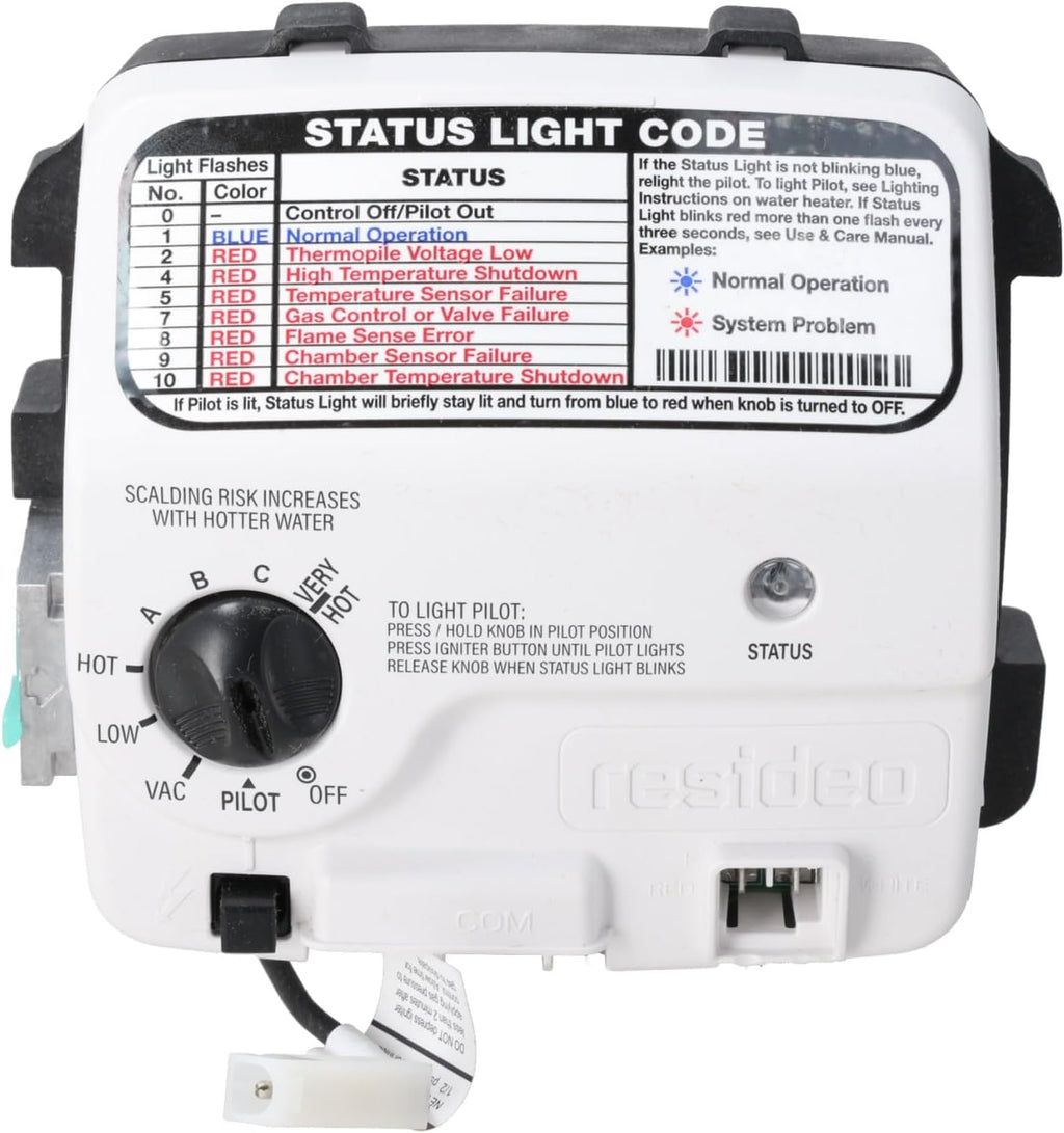 Rheem SP20867C Natural Gas Water Heater Control Valve Kit