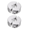 HARFINGTON 2pcs Double Split Shaft Collar for 8mm Shaft Set Screw Collars