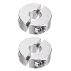HARFINGTON 2pcs Double Split Shaft Collar for 8mm Shaft Set Screw Collars
