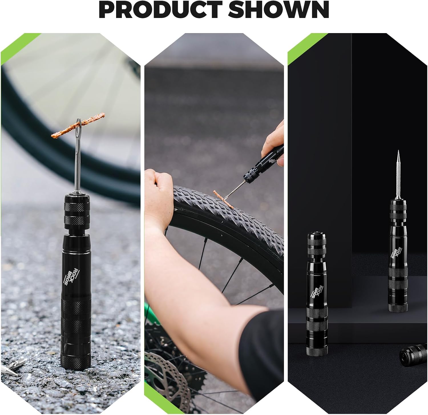 Bike Repair Kit Cycling Tubeless Tire Repair Kit for Mountain Bike and Road Bicycle