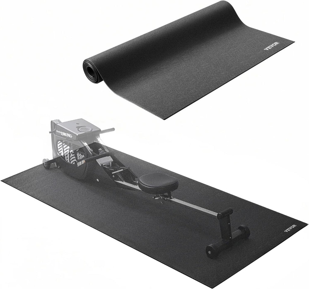 Treadmill Mat for Carpet Floor, Exercise Equipment Mat for Treadmills, Stationary & Recumbent Bikes, High Density PVC