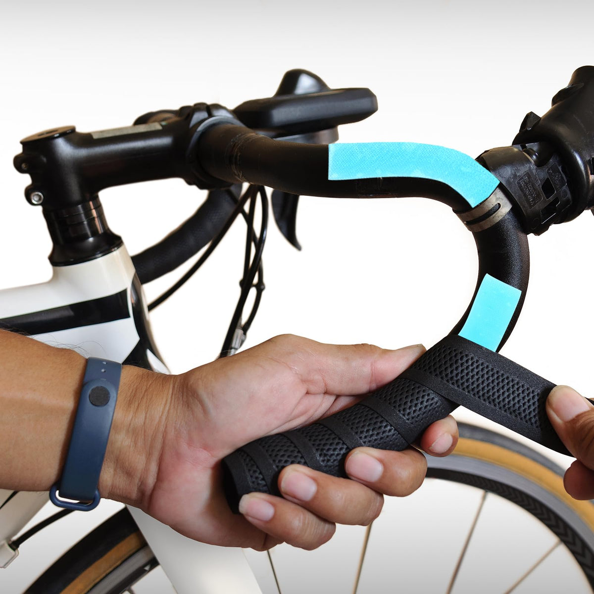 2 Sets Bike Handlebar Gel Pads, Soft Buffer Road Bicycle