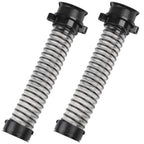 2 PACK Floor Scrubber Vacuum Cleaner Accessory Replacement Hose