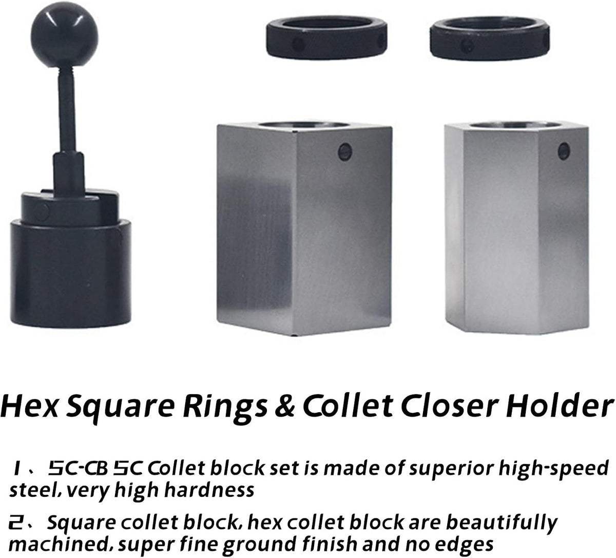 5C Collet Block Set Collet Holder, 5C-CB Collet Block Set