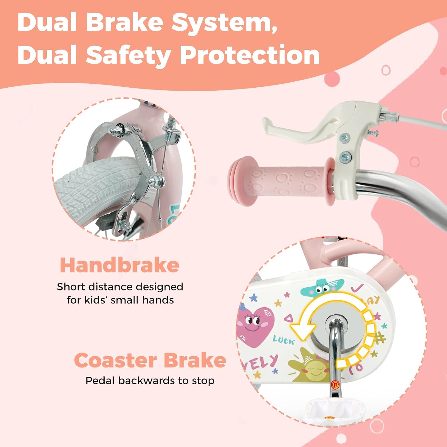 Kids Bike for Girls Boys Age 3-8 Years, 12 14 16 18 Inch Girls Bike | Children Bicycle with Removable Training