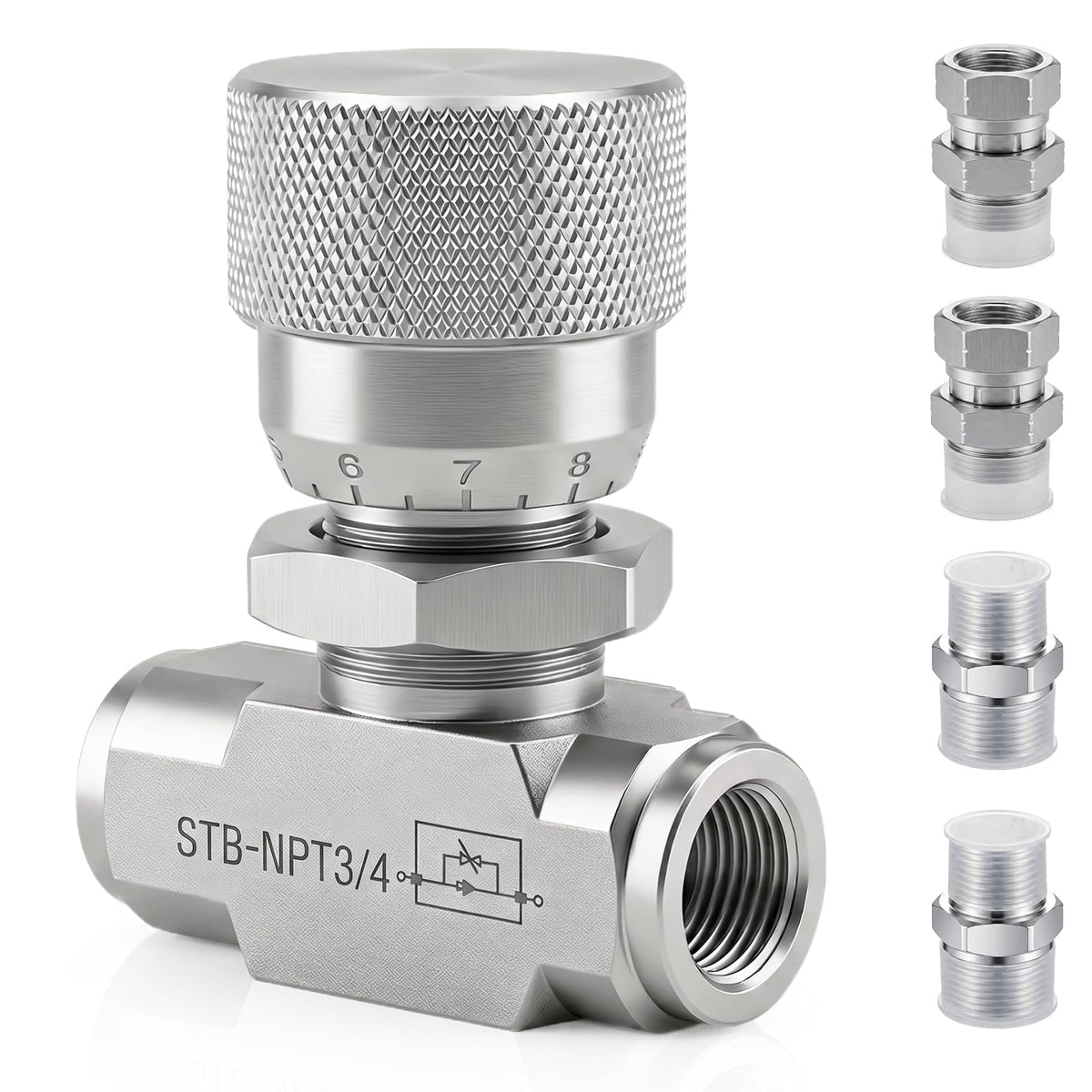 Cplbrb 3/4" New Hydraulic adjustable Flow Control Two-way Valve