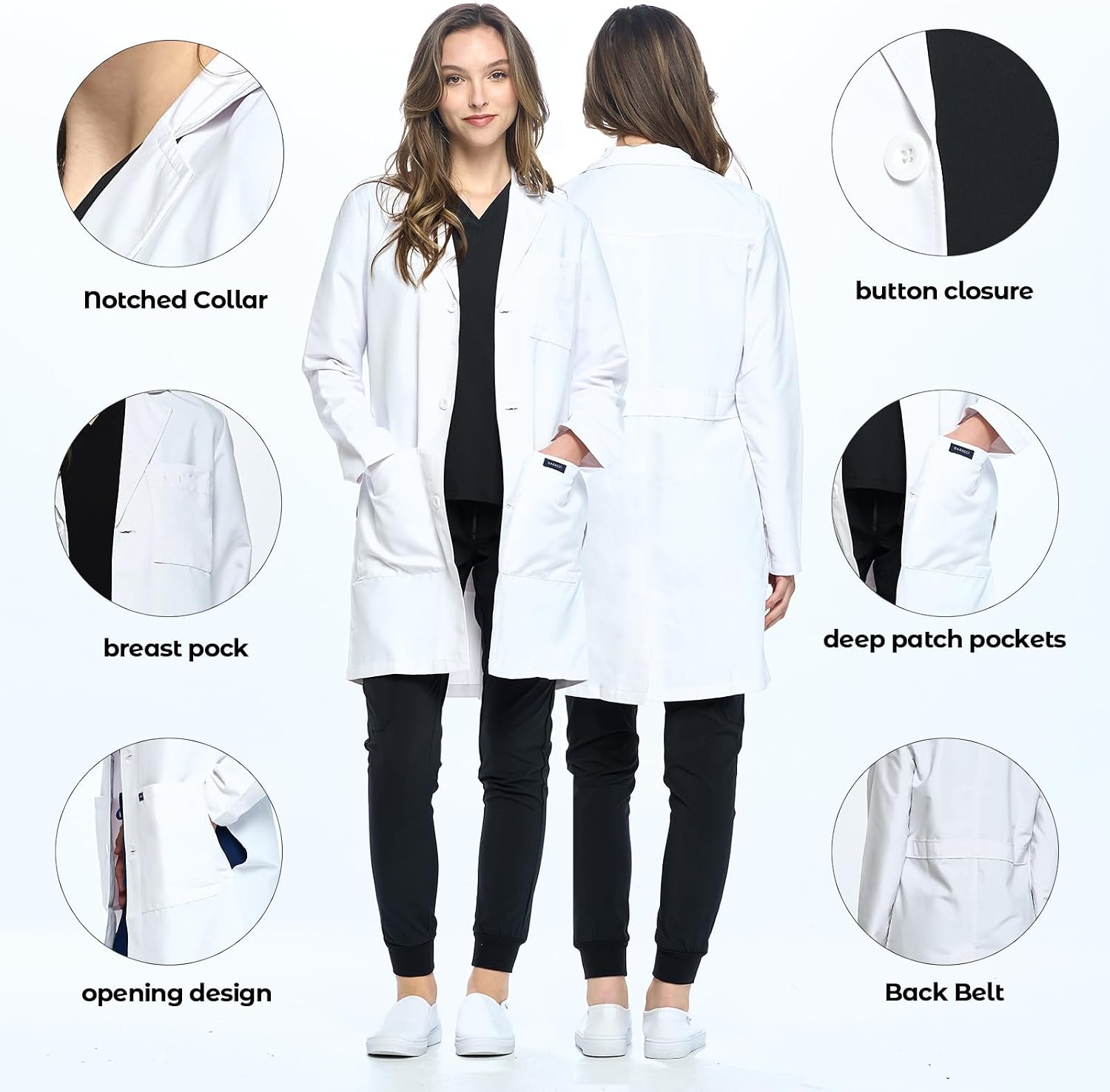 35" Unisex Lab Coat