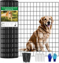Welded Wire Fence 36inch x 50ft Roll,16 Gauge 2" x 3" Mesh Black