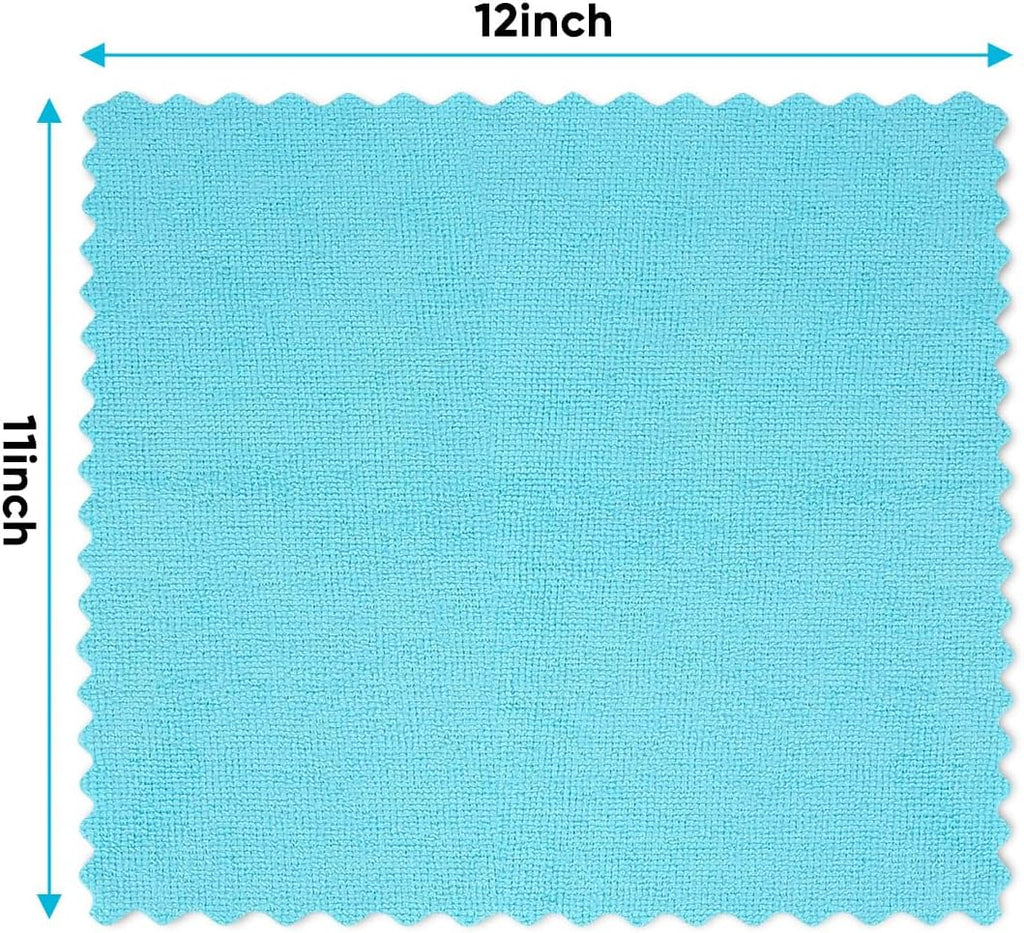 Microfiber Cleaning Cloth, 24 Pack Highly Absorbent Cleaning Rags, Household Cleaning Supplies, Reusable Microfiber