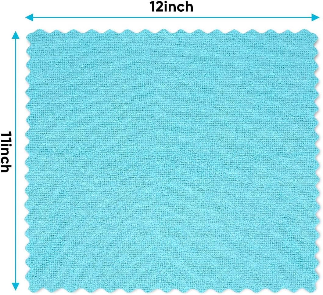 Microfiber Cleaning Cloth, 24 Pack Highly Absorbent Cleaning Rags, Household Cleaning Supplies, Reusable Microfiber