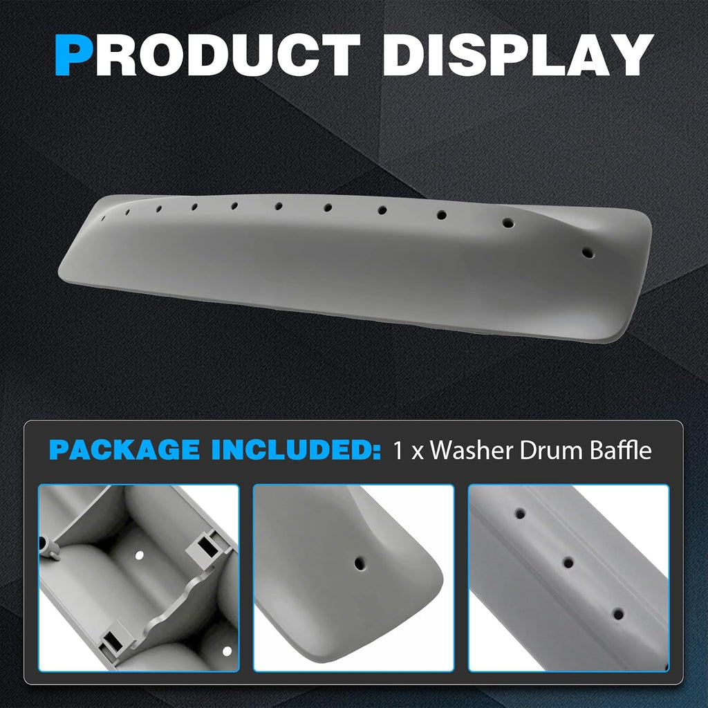 WPW10597205 Washer Drum Baffle Replacement Compatible With Whirlpool Maytag