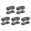 uxcell 5Pcs Chain Master Connector Link Roller, 1/2" Pitch Carbon Steel, Standard Connecting Split Links for 08B Chain