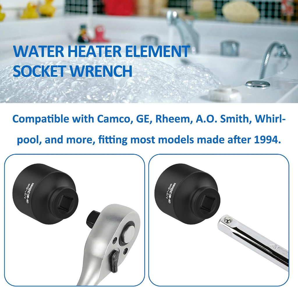1-1/2 Inch Water Heater Element Socket for Element Replacement