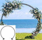 Extra Large Wedding Arch for Ceremony 8.5Ft Wide 7.4Ft High,Black