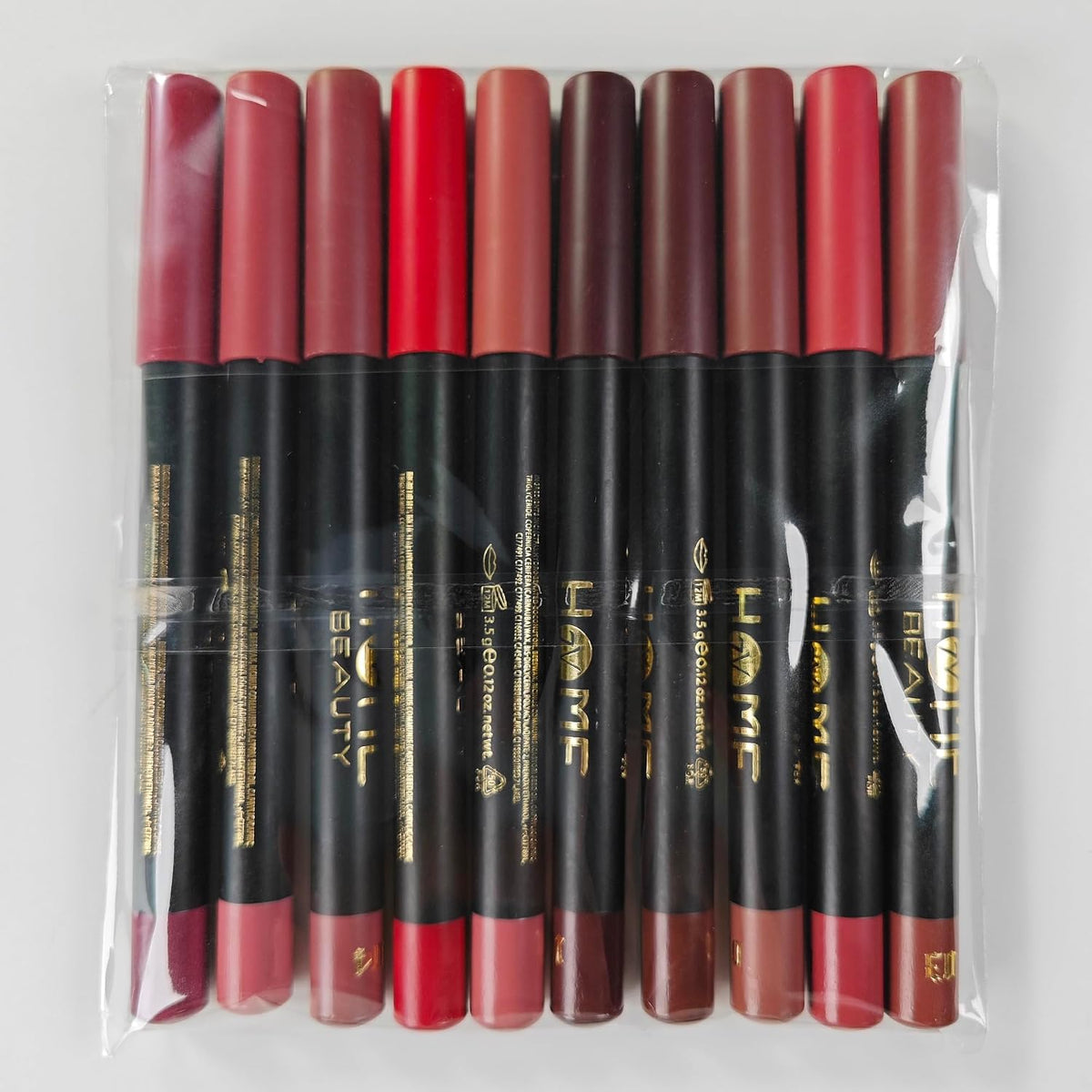 Matte Lip Crayon Set, 10PCS Lip Liner High Pigment Long Lasting Lipstick Pencil (SET A, 10 Count (Pack of 1))