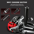 SCITOO 2pcs Rear Shock Absorbers Replace for Chevy Silverado 1500