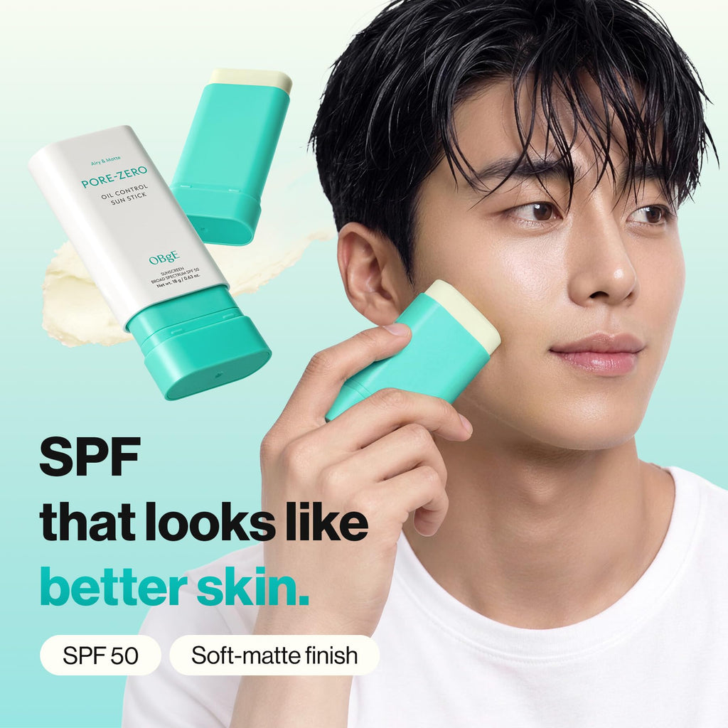 Pore Zero Matte Sunscreen Stick SPF50 0.63oz, Korean Sunstick for face