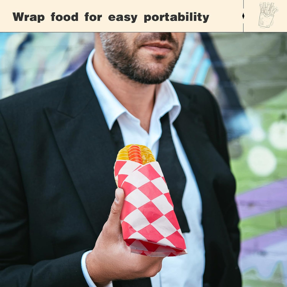 2000 Pcs Deli Paper Sheets 12x12 Food Basket Liners, Red