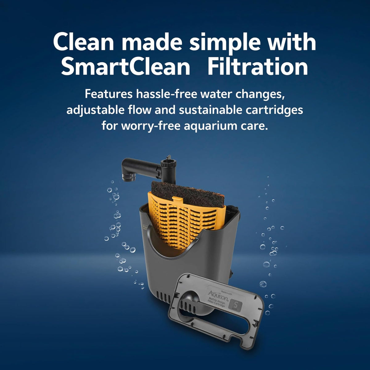 Aquarium Starter Kit with Smart Clean Filtration and LED Lighting, Freshwater and Saltwater Fish, Perfect for Tetras