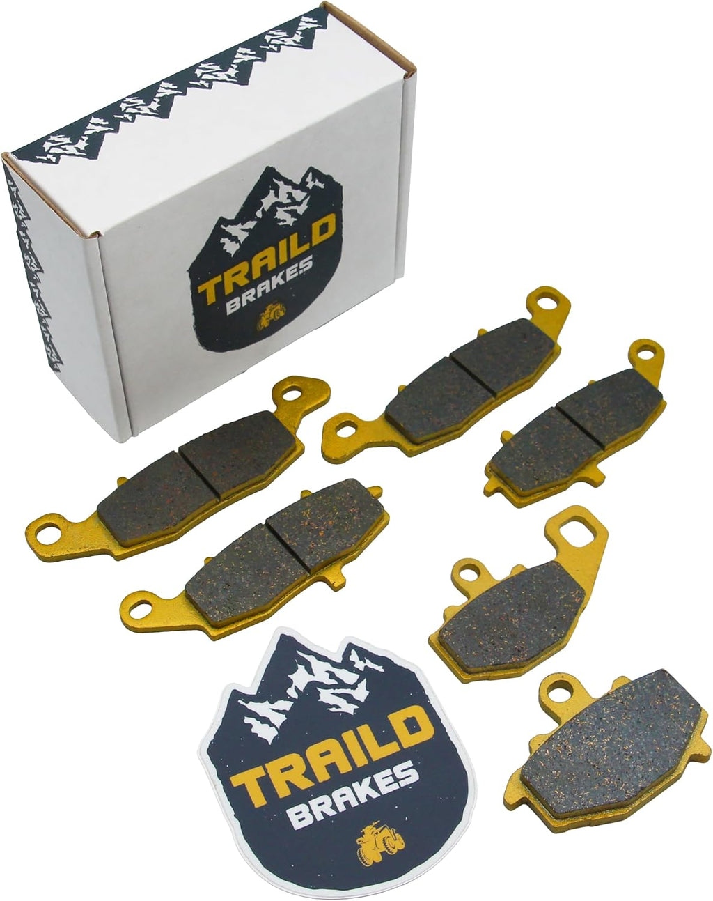 Traild Ceramic Brake Pads for Kawasaki Ninja 650/650R 2006-2016 Full Set