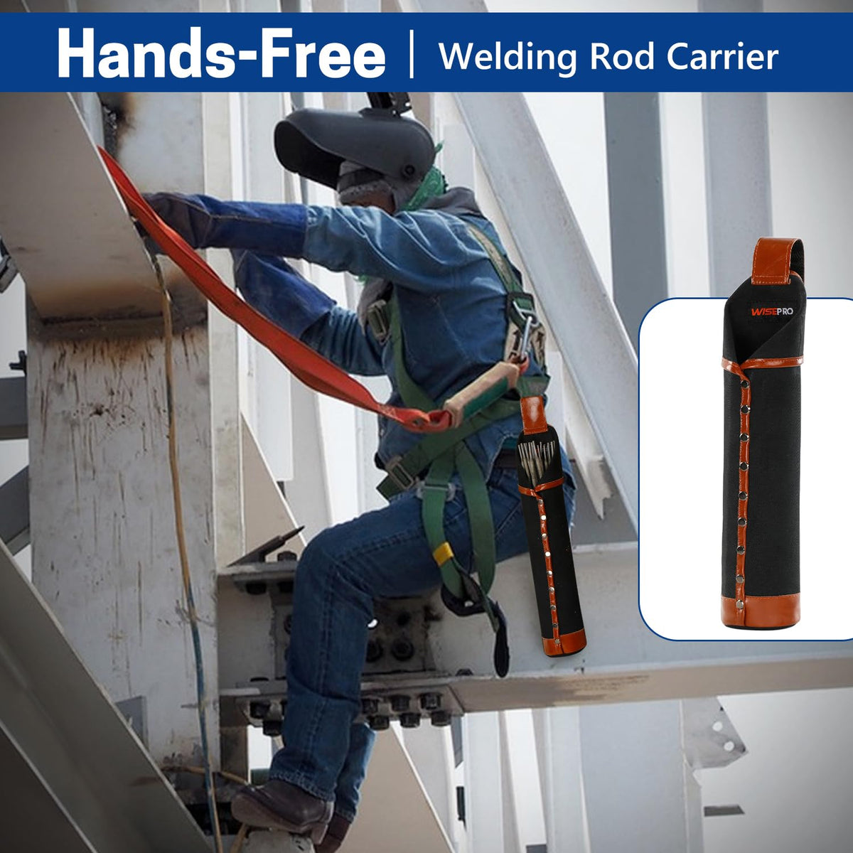 WISEPRO Improved Flame-Resistant Electrode Bag with Belt Loops
